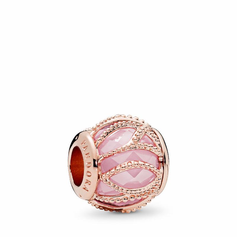 Pandora Rose™ Intertwining Radiance Charm - Pandora Rose/Pink/Cubic Zirconia - Canada | VN8934GU